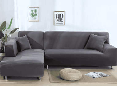 Solid Corner Sofa Covers Couch Slipcovers Elastica Material Sofa Skin Protector Cover Sofa Armchair (Option: 23-One seat)