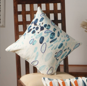 Handcrafted Print Throw Pillow 18x18 Cushion (Option: Style4)