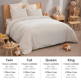 Polyester Microfiber Quilt Cover And Pillowcase (Option: 172cmX229cm)