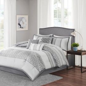 7 Piece Comforter Set (Color: as Pic)